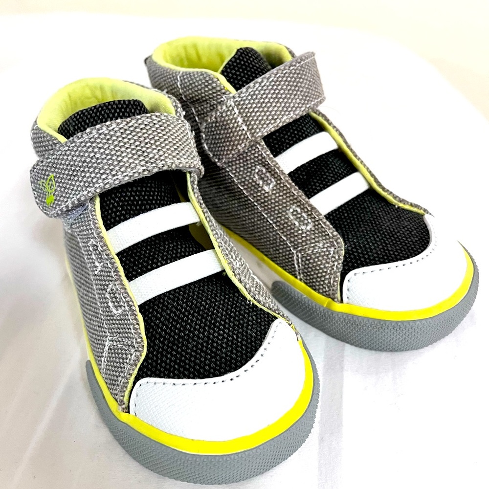 See Kai Run Belmont Recycled High-Top Sneakers Toddler Sz 7– NWOB!!